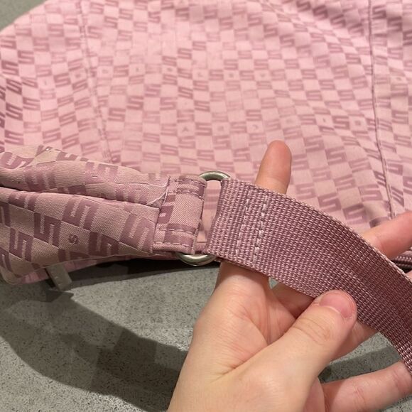 Sisley pink logo S shoulder bag - Picture 8 of 12
